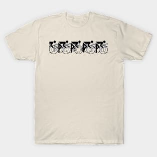 The Bicycle Race 2 Black T-Shirt